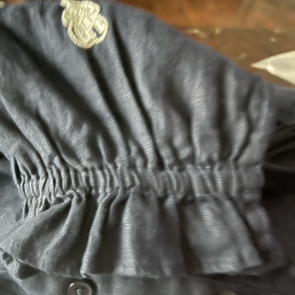 Chicos Navy/While Button-Down Long Sleeve Top Siz… - image 7